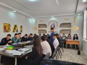 Подробнее о статье Открытый урок по дисциплине «Казахская литература»